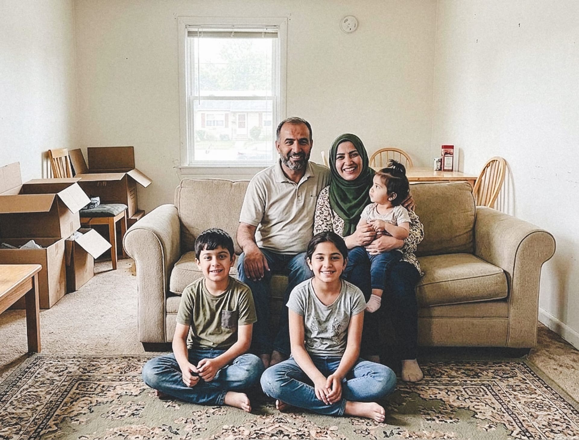 An Afghan ally family at home in Houston